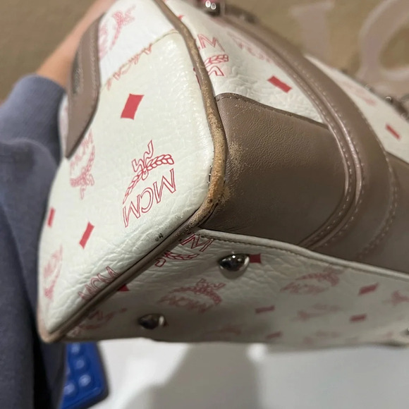 MCM WHITE VISETOS HANDBAG - Picture 11 of 16